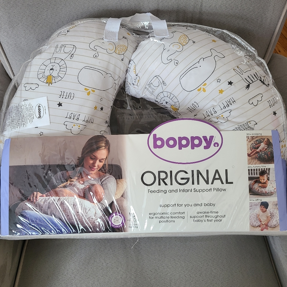 Boppy, 0-12m feeding, white